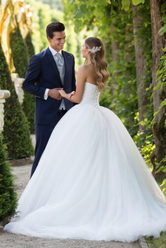 Brautkleid MissGermany 2019 Ivory Ariana MGB34 2 Bei Avorio Vestito Brautmode In Berlin