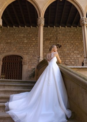 Brautkleid Stella B1736 4 Amera Vera 2019 Avorio Vestito Eiche Berlin