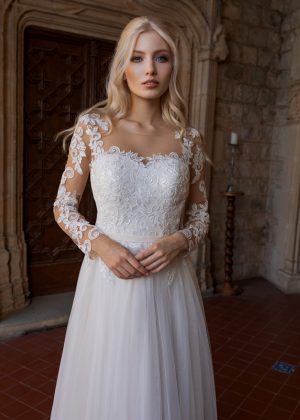 Brautkleid Ivory Kassandra B1930 2 Guenstiges Hochzeitskleid 2019 Bei Avorio Vestito Eiche Berlin