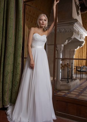 Brautkleid Ivory Milena B1952 1 Guenstiges Hochzeitskleid 2019 Bei Avorio Vestito Eiche Berlin