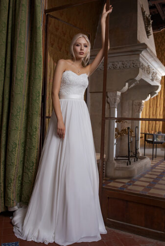 Brautkleid Ivory Milena B1952 1 Guenstiges Hochzeitskleid 2019 Bei Avorio Vestito Eiche Berlin