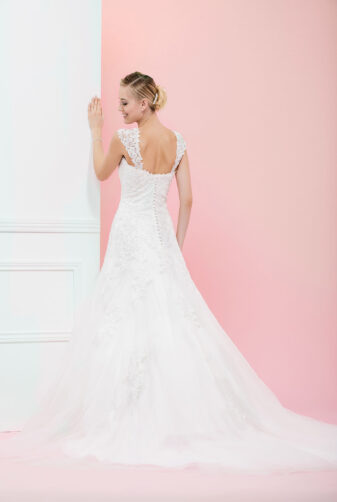 EGLANTINE CREATIONS 2019 Brautkleid EC19 TAJMAHAL 054 Bei Avorio Vestito Eiche Berlin
