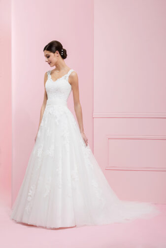 EGLANTINE CREATIONS 2019 Brautkleid EC19 THALES 1684 Bei Avorio Vestito Eiche Berlin