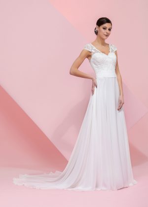 EGLANTINE CREATIONS 2019 Brautkleid EC19 TIPI 0952 Bei Avorio Vestito Eiche Berlin