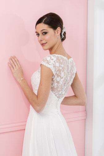 EGLANTINE CREATIONS 2019 Brautkleid EC19 TIPI 0979 Bei Avorio Vestito Eiche Berlin