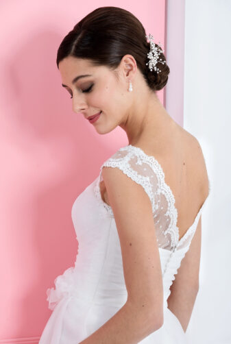 EGLANTINE CREATIONS 2019 Brautkleid EC19 TOULOUSE 1351 Bei Avorio Vestito Eiche Berlin