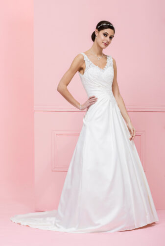 EGLANTINE CREATIONS 2019 Brautkleid EC19 TOURNESOL 1568 Bei Avorio Vestito Eiche Berlin