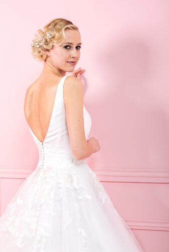 EGLANTINE CREATIONS 2019 Brautkleid EC19 TROCADERO 1660 Bei Avorio Vestito Eiche Berlin