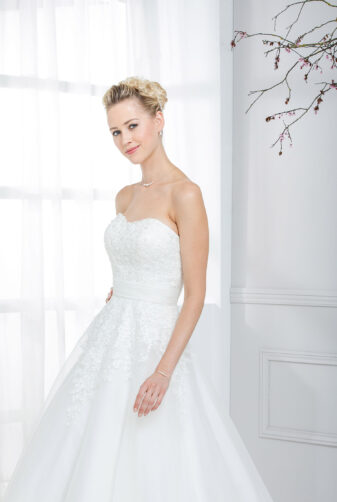 EGLANTINE CREATIONS 2019 Brautkleid EC19 Tamara 3859 Bei Avorio Vestito Eiche Berlin