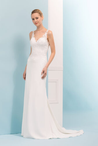 EGLANTINE CREATIONS 2019 Brautkleid EC19 Tania 2621 Bei Avorio Vestito Eiche Berlin