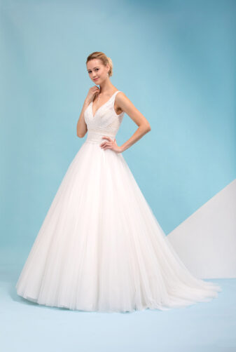EGLANTINE CREATIONS 2019 Brautkleid EC19 Tanzanie 1897 Bei Avorio Vestito Eiche Berlin