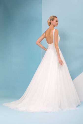 EGLANTINE CREATIONS 2019 Brautkleid EC19 Tanzanie 1922 Bei Avorio Vestito Eiche Berlin