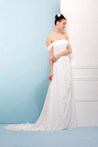 EGLANTINE CREATIONS 2019 Brautkleid EC19 Taos 2351 Bei Avorio Vestito Eiche Berlin