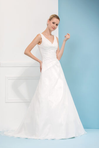 EGLANTINE CREATIONS 2019 Brautkleid EC19 Tatiana 2421 Bei Avorio Vestito Eiche Berlin
