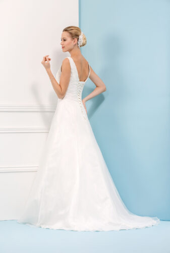 EGLANTINE CREATIONS 2019 Brautkleid EC19 Tatiana 2453 Bei Avorio Vestito Eiche Berlin