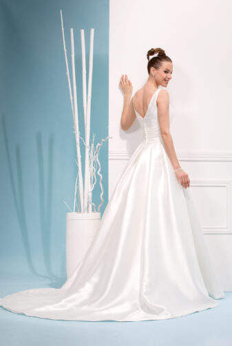 EGLANTINE CREATIONS 2019 Brautkleid EC19 Tennesse 2258 Bei Avorio Vestito Eiche Berlin