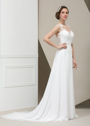 EGLANTINE CREATIONS 2019 Brautkleid EC19 Timide 000077 Bei Avorio Vestito Eiche Berlin