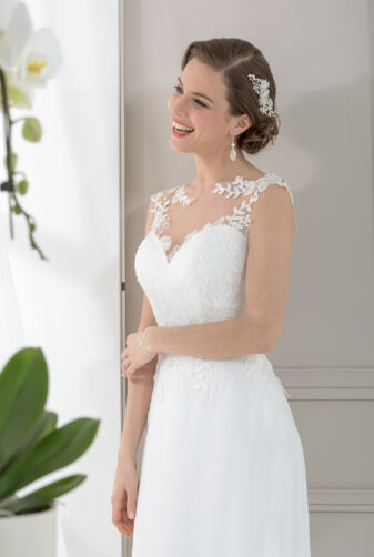 EGLANTINE CREATIONS 2019 Brautkleid EC19 Timide 000114 Bei Avorio Vestito Eiche Berlin