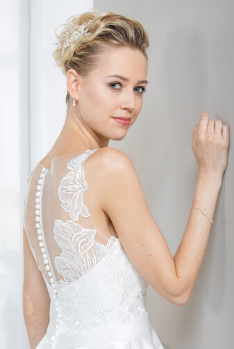 EGLANTINE CREATIONS 2019 Brautkleid EC19 Trinity 3746 Bei Avorio Vestito Eiche Berlin