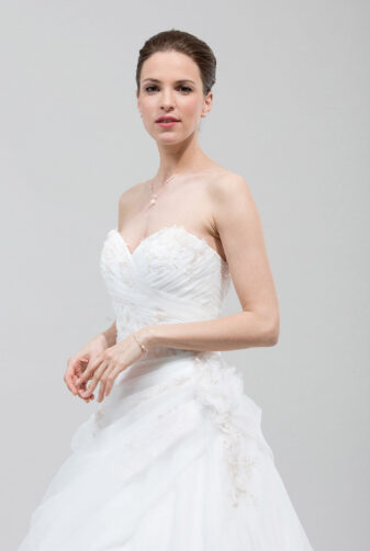 EGLANTINE CREATIONS 2019 Brautkleid EC19 Tulipe 4089 Bei Avorio Vestito Eiche Berlin