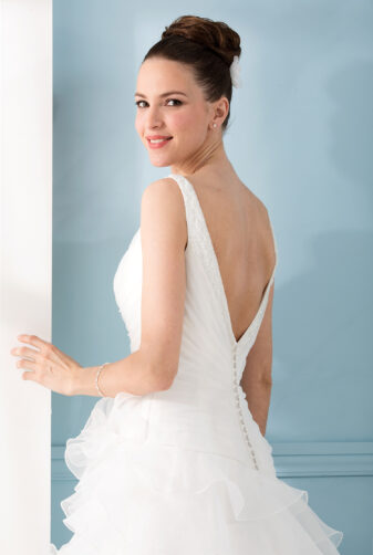 EGLANTINE CREATIONS 2019 Brautkleid EC19 Tzigane 2506 Bei Avorio Vestito Eiche Berlin