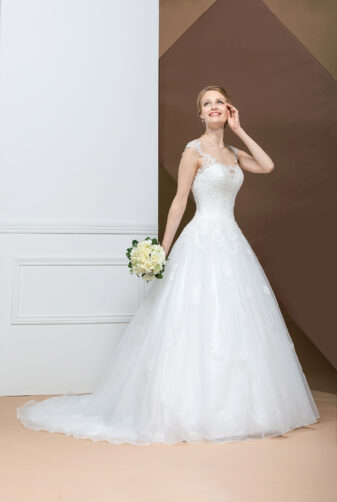 EGLANTINE CREATIONS 2019 Brautkleid EGC19 Privee Zenith 12683 Bei Avorio Vestito Eiche Berlin