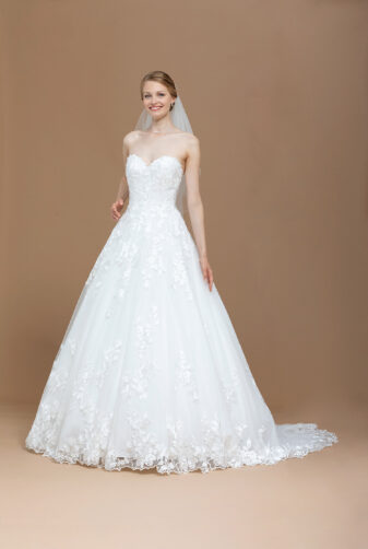 EGLANTINE CREATIONS 2019 Brautkleid EGC19 Privee Zita 12788 Bei Avorio Vestito Eiche Berlin