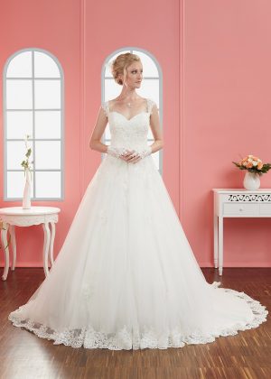 Fuchs 2019 Brautkleid D 03285 1 Avorio Vestito Eiche Brautmode Berlin