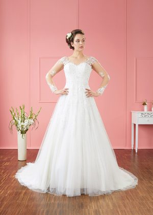 Fuchs 2019 Brautkleid D 03307 Avorio Vestito Eiche Brautmode Berlin