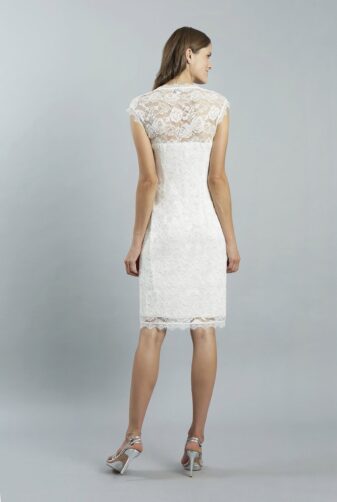 Sweetbelly 2019 Kurzes Brautkleid Standesamtkleid Justine Ivory Short Back Avorio Vestito Berlin
