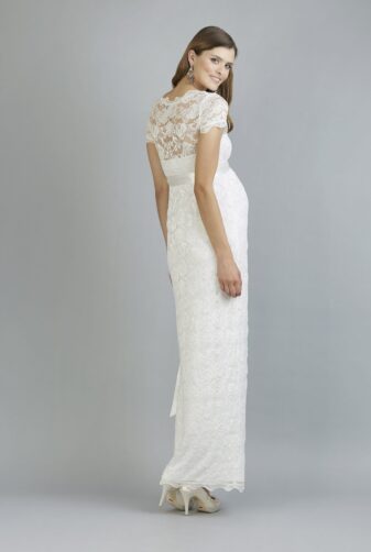 Sweetbelly 2019 Umstandskleid Abby Ivory Langes Kleid Back Avorio Vestito Eiche Brautmode Berlin