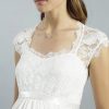 Sweetbelly 2019 Umstandskleid Adrianna Ivory Langes Kleid Detail 1 Avorio Vestito Eiche Brautmode Berlin