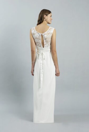 Sweetbelly 2019 Umstandskleid Cassidy Ivory Langes Kleid Back Avorio Vestito Eiche Brautmode Berlin