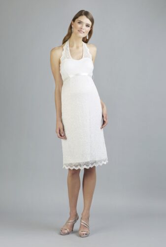 Sweetbelly 2019 Umstandskleid Chiara Ivory Kurzes Kleid Avorio Vestito Eiche Brautmode Berlin