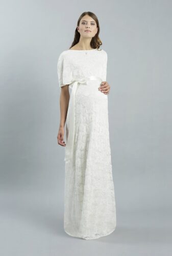 Sweetbelly 2019 Umstandskleid Ella Ivory Langes Kleid Avorio Vestito Eiche Brautmode Berlin