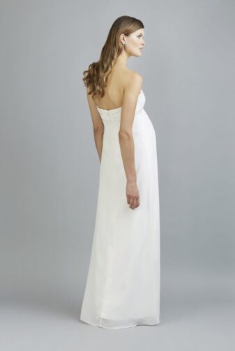 Sweetbelly 2019 Umstandskleid Larissa Ivory Back Avorio Vestito Eiche Brautmode Berlin