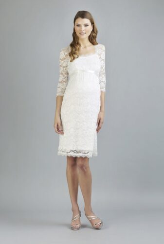 Sweetbelly 2019 Umstandskleid Mara Ivory Kurzes Kleid Avorio Vestito Eiche Brautmode Berlin