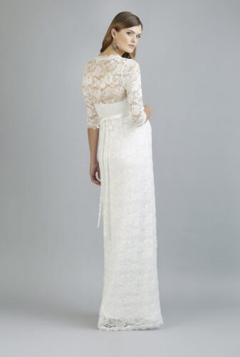 Sweetbelly 2019 Umstandskleid Mara Ivory Langes Kleid Back Avorio Vestito Eiche Brautmode Berlin