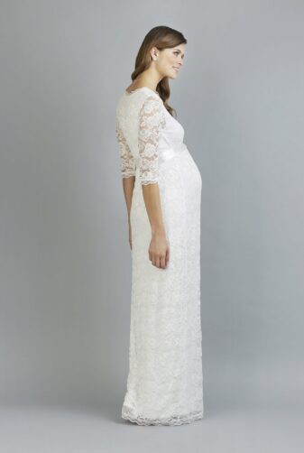 Sweetbelly 2019 Umstandskleid Phillipa Ivory Langes Kleid Side Avorio Vestito Eiche Brautmode Berlin
