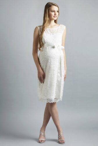 Sweetbelly 2019 Umstandskleid Ruby Ivory Kurzes Kleid Avorio Vestito Eiche Brautmode Berlin