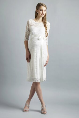 Sweetbelly 2019 Umstandskleid Tabea Ivory Kurzes Kleid Avorio Vestito Eiche Brautmode Berlin