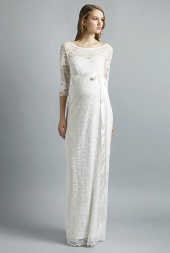 Sweetbelly 2019 Umstandskleid Tabea Ivory Langes Kleid Avorio Vestito Eiche Brautmode Berlin