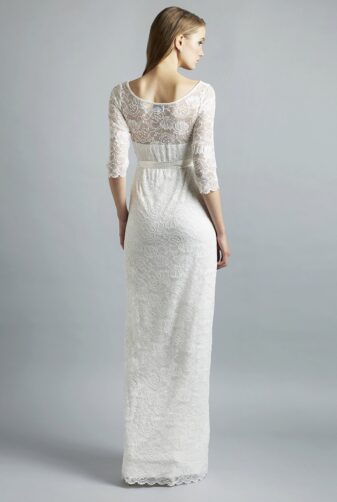 Sweetbelly 2019 Umstandskleid Tabea Ivory Langes Kleid Back Avorio Vestito Eiche Brautmode Berlin