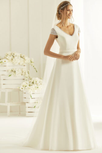 Brautkleid Bianco Evento 2019 Bridal Dress NATURA 1 Bei Avorio Vestito BrideStore And More Brautmode Berlin