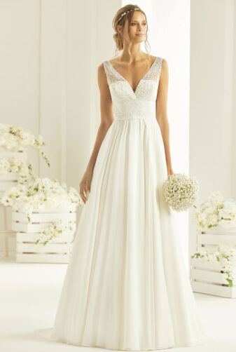 Brautkleid Bianco Evento 2019 Bridal Dress REBECA 1 Bei Avorio Vestito BrideStore And More Brautmode Berlin