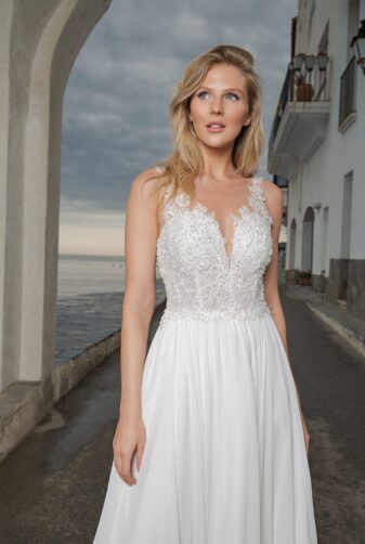 Amera Vera Kollektion 2020 Ivory Brautkleid Alinde B2007 3 Bei Avorio Vestito BrideStore And More Brautmode In Berlin Eiche