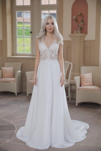 AnnAngelex Kollektion 2020 Ivory Brautkleid Baramee B2067 2 Avorio Vestito BrideStore And More Brautmode In Berlin Eiche