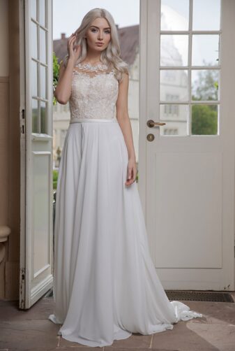 AnnAngelex Kollektion 2020 Ivory Brautkleid Bibiane B2069 2 Avorio Vestito BrideStore And More Brautmode In Berlin Eiche