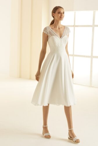 Ivory Brautkleider Bianco Evento 2020 BORNEA 1 Avorio Vestito BrideStore and more in Berlin Eiche