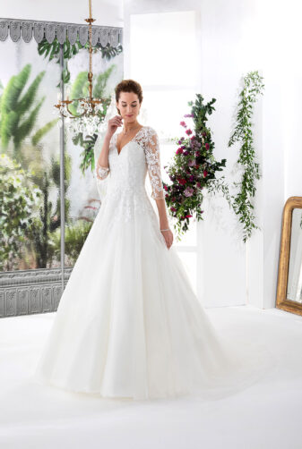 EGLANTINE CREATIONS 2021 Brautkleid EGC21 VAGABONDE 2845 Brautmode in Berlin Avorio Vestito BrideStore and more